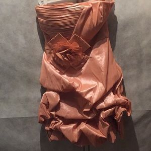 Pink/salmon colored dress. Worn once